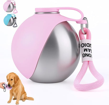 botella portatil para mascotas 2 en 1
