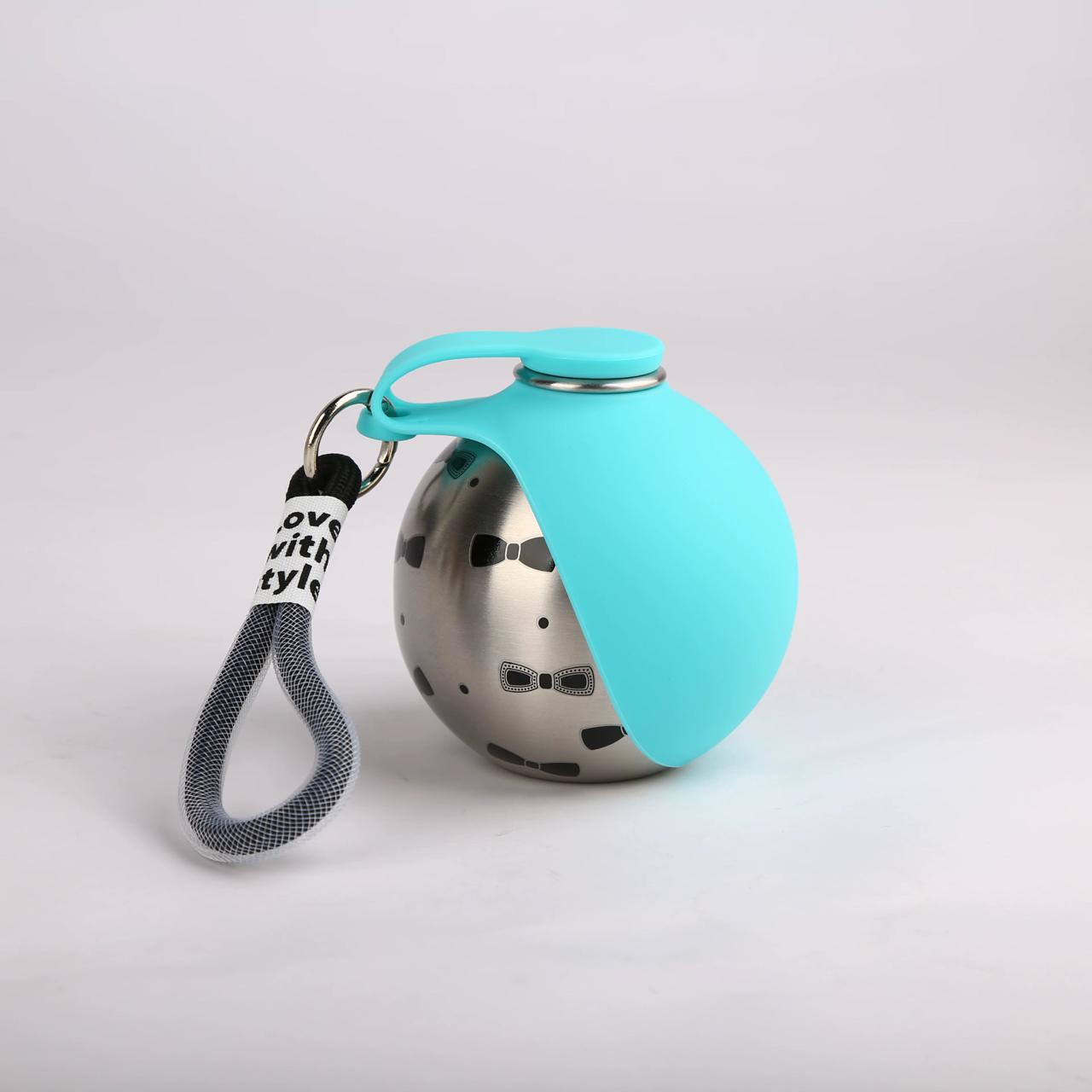 botella portatil para mascotas 2 en 1